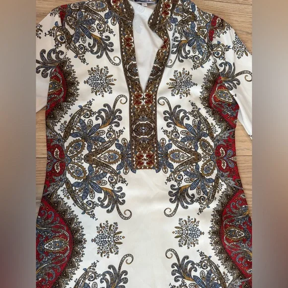 Veronica Beard 3/4 Sleeve Maxi Dress - Picture 6 of 9